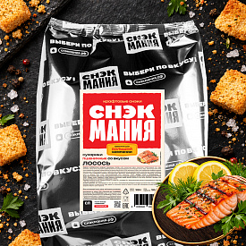 Сухарики пшеничные со вкусом "Лосось" 1 кг