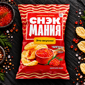 Чипсы Овал со вкусом "Красная икра" 40 г