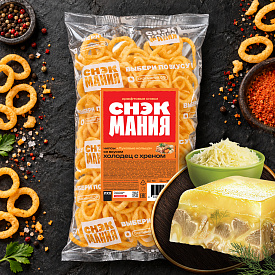 Луковые кольца со вкусом "Холодец с хреном" 150 г