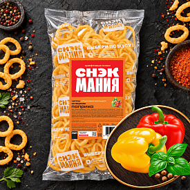 Луковые кольца со вкусом "Паприка" 150 г