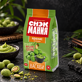Арахис в глазури со вкусом "Васаби" 75 г