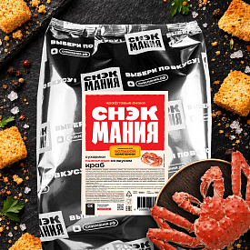 Сухарики пшеничные со вкусом "Краб" 1 кг